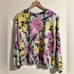 Lovers + Friends Bradley color black multi Tie Dye. Size M- never worn.